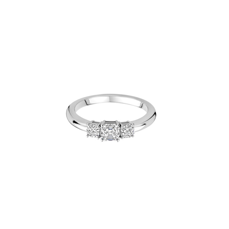 Royal Asscher Claudine ring witgoud met diamant - R.167.RAC.WG.19  GIA - #2 Royal Asscher Claudine ring witgoud met diamant - R.167.RAC.WG.19  GIA - #2