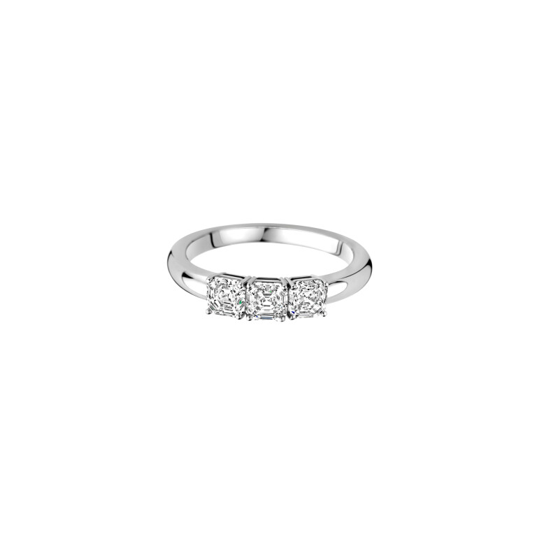 Royal Asscher Claudine ring witgoud met diamant - R.167.RAC.WG.16  GIA - #2 Royal Asscher Claudine ring witgoud met diamant - R.167.RAC.WG.16  GIA - #2