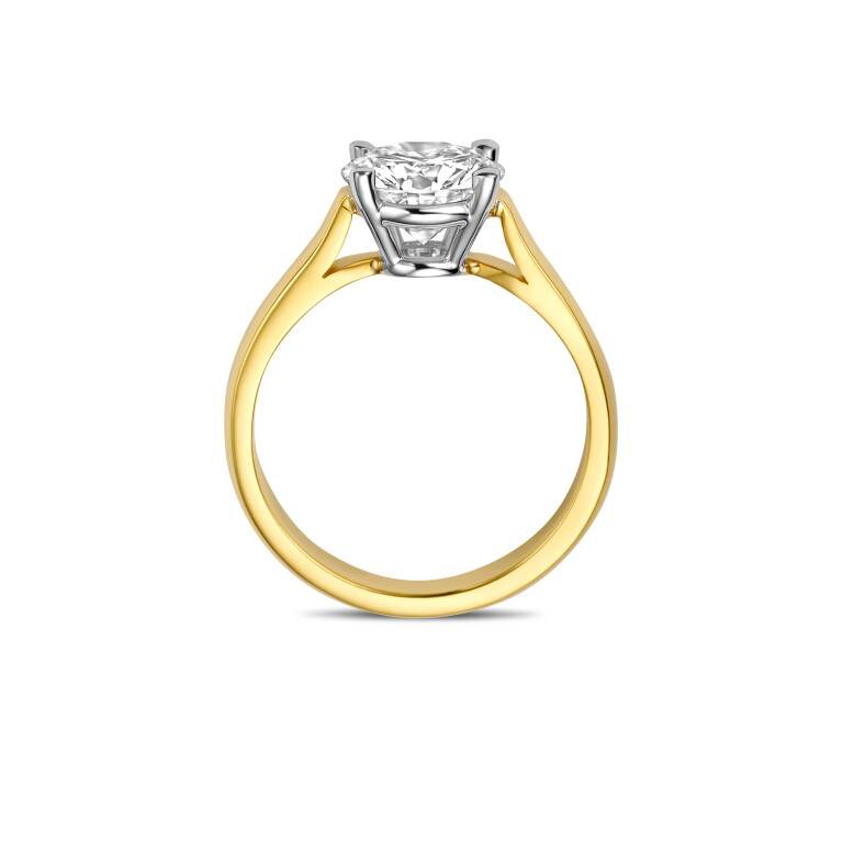 geel/wit goud ring met diamant SC Highlights Diamonds - #4 geel/wit goud ring met diamant SC Highlights Diamonds - #4