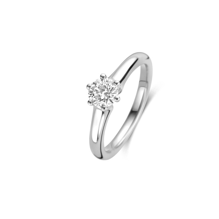 witgoud solitair ring met diamant SC Highlights Diamonds - #2 witgoud solitair ring met diamant SC Highlights Diamonds - #2