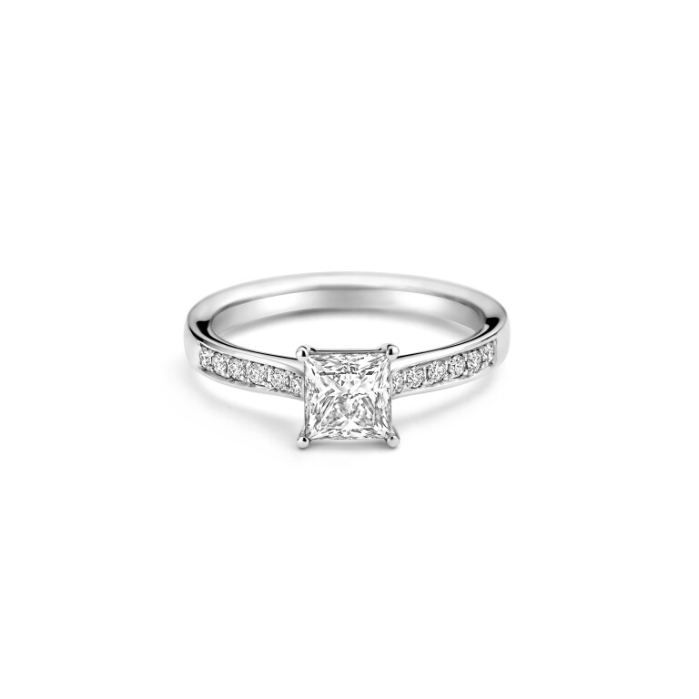 witgoud ring met diamant SC Highlights Diamonds - #5 witgoud ring met diamant SC Highlights Diamonds - #5