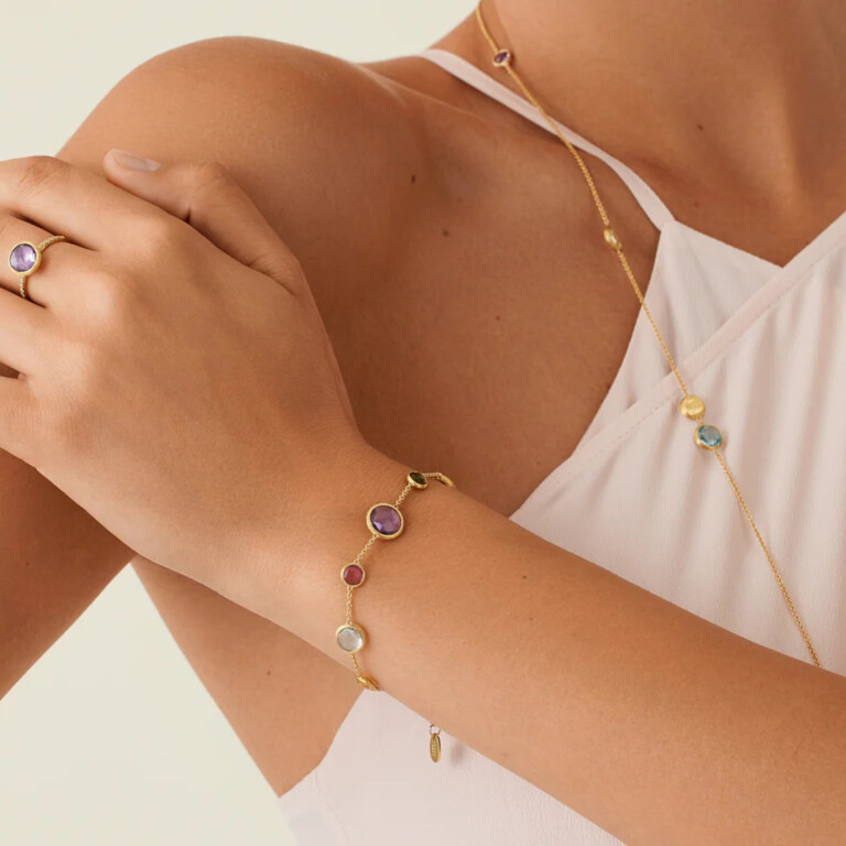 Marco Bicego Jaipur armband geelgoud met Diversen - BB2710-MIX01 - #3 Marco Bicego Jaipur armband geelgoud met Diversen - BB2710-MIX01 - #3