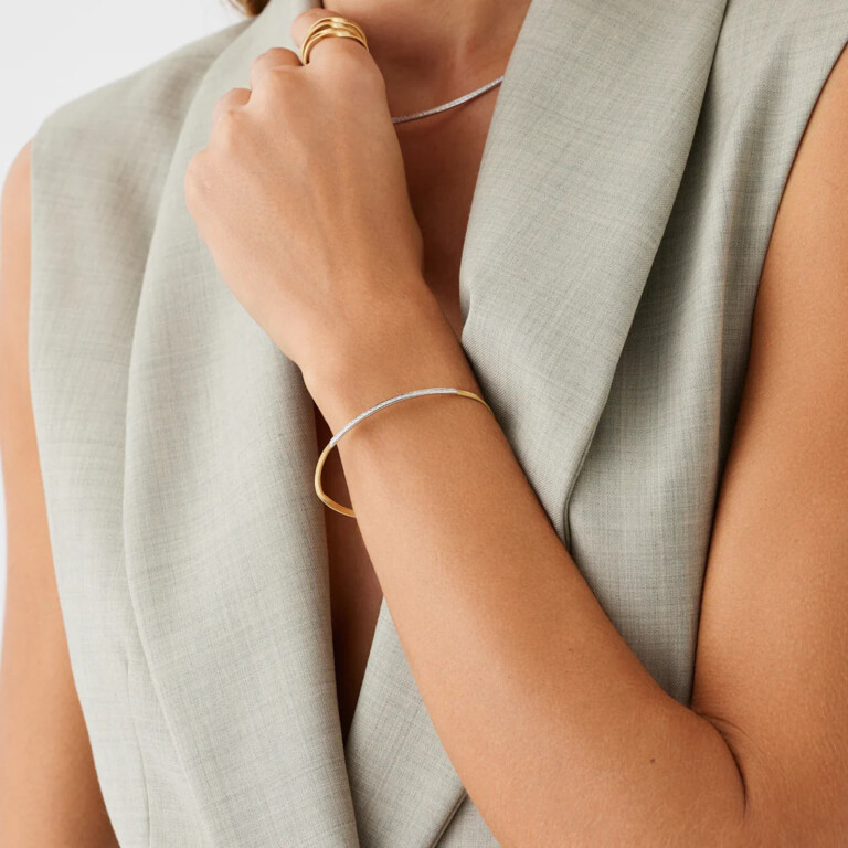 Marco Bicego Marrakech armband geel/wit goud met diamant - SG38-B - #2 Marco Bicego Marrakech armband geel/wit goud met diamant - SG38-B - #2