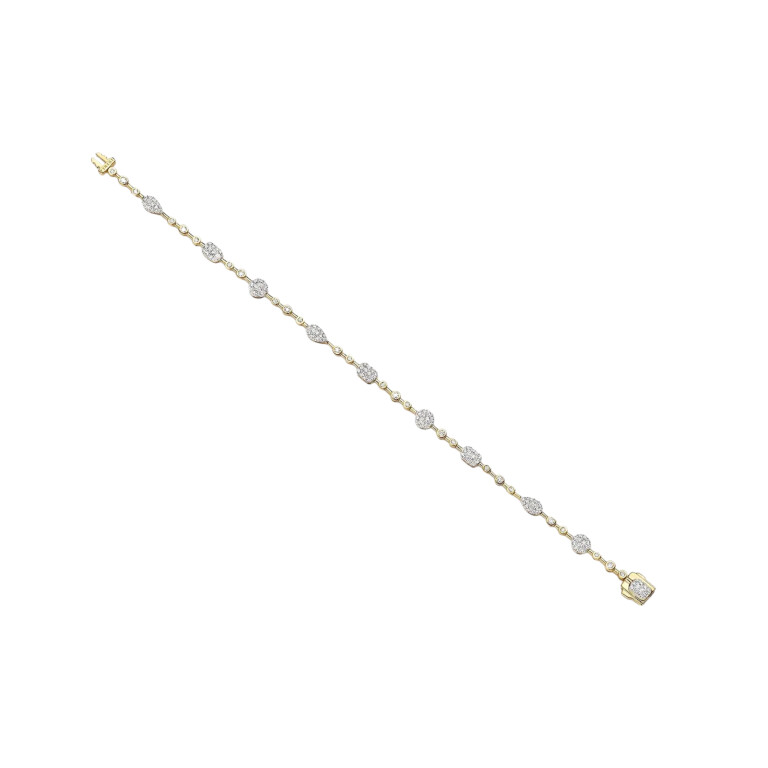 Tirisi Jewelry Venice Exclusive armband geelgoud met diamant - TB9071D(2T) - #2 Tirisi Jewelry Venice Exclusive armband geelgoud met diamant - TB9071D(2T) - #2