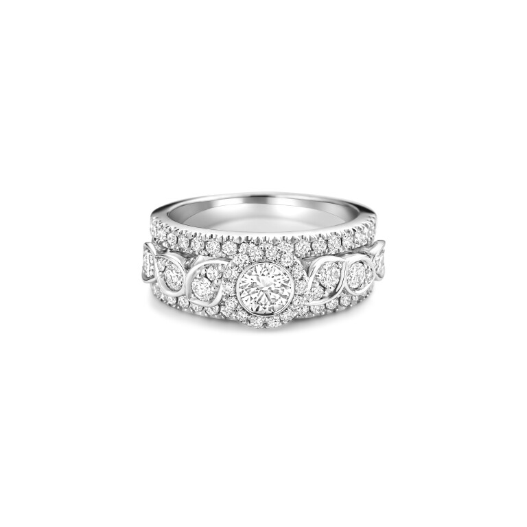 witgoud ring met diamant SC Highlights Diamonds - #5 witgoud ring met diamant SC Highlights Diamonds - #5