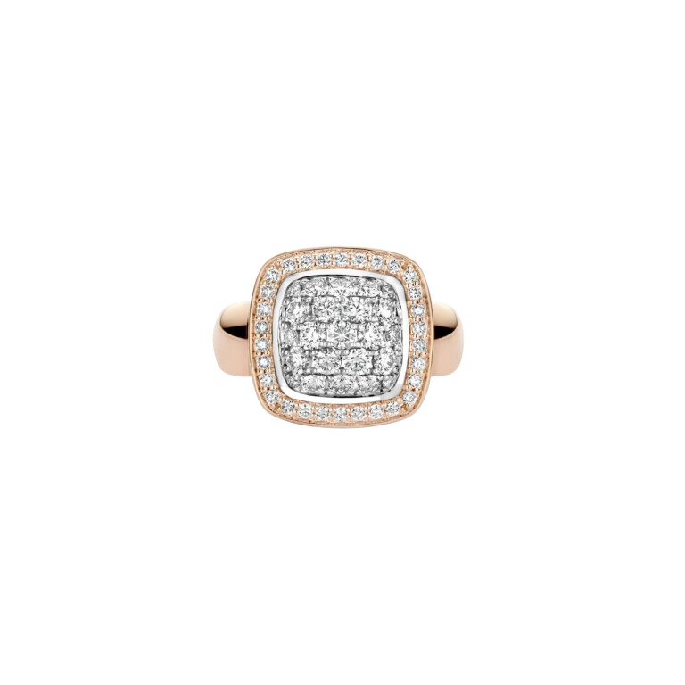 Tirisi Jewelry Milano Exclusive ring rosé/wit goud met diamant - TR9768D(2P) - #2 Tirisi Jewelry Milano Exclusive ring rosé/wit goud met diamant - TR9768D(2P) - #2