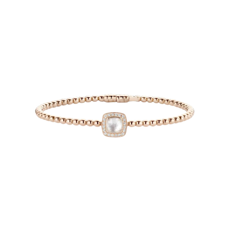 Tirisi Jewelry Milano Tre armband roodgoud met diamant - TB2147WQP - #2 Tirisi Jewelry Milano Tre armband roodgoud met diamant - TB2147WQP - #2