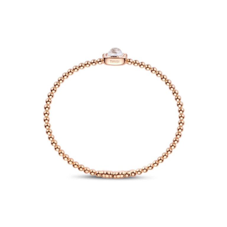 Tirisi Jewelry Milano Tre armband roodgoud met diamant - TB2147WQP - #4 Tirisi Jewelry Milano Tre armband roodgoud met diamant - TB2147WQP - #4