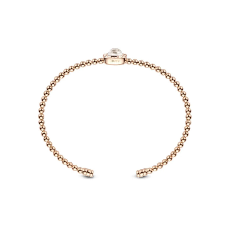 Tirisi Jewelry Milano Tre armband roodgoud met diamant - TB2147WQP - #5 Tirisi Jewelry Milano Tre armband roodgoud met diamant - TB2147WQP - #5