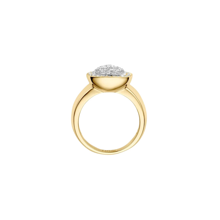 Tirisi Jewelry Milano Exclusive ring geel/wit goud met diamant - TR9698D(2T) - #3 Tirisi Jewelry Milano Exclusive ring geel/wit goud met diamant - TR9698D(2T) - #3