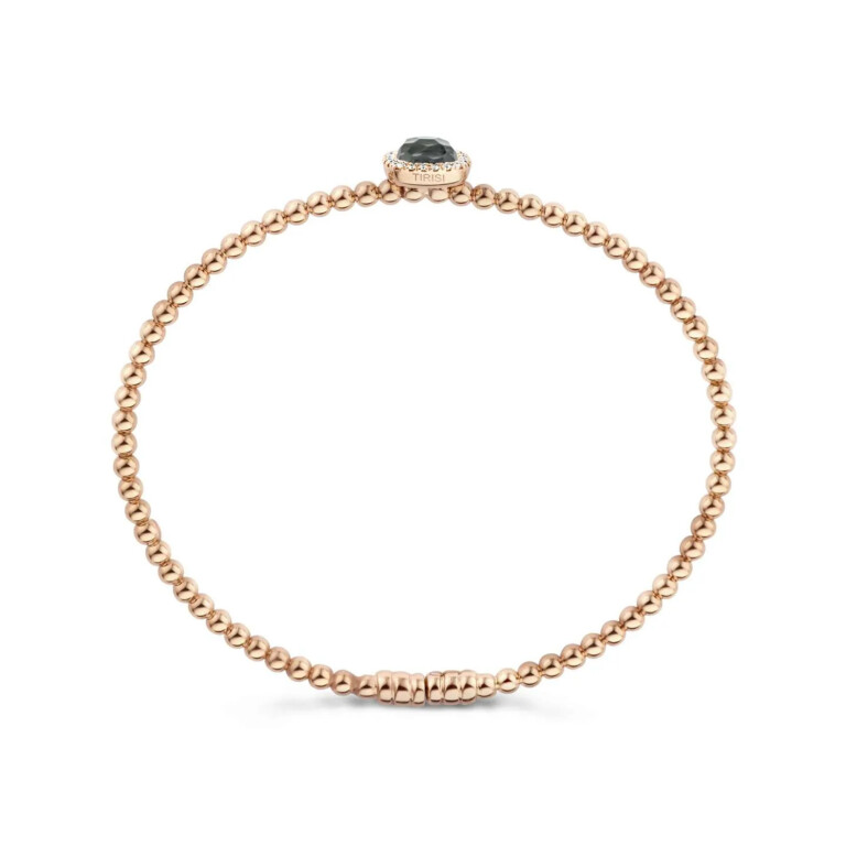 Tirisi Jewelry Milano Tre armband roodgoud met diamant - TB2181-1HMP - #4 Tirisi Jewelry Milano Tre armband roodgoud met diamant - TB2181-1HMP - #4