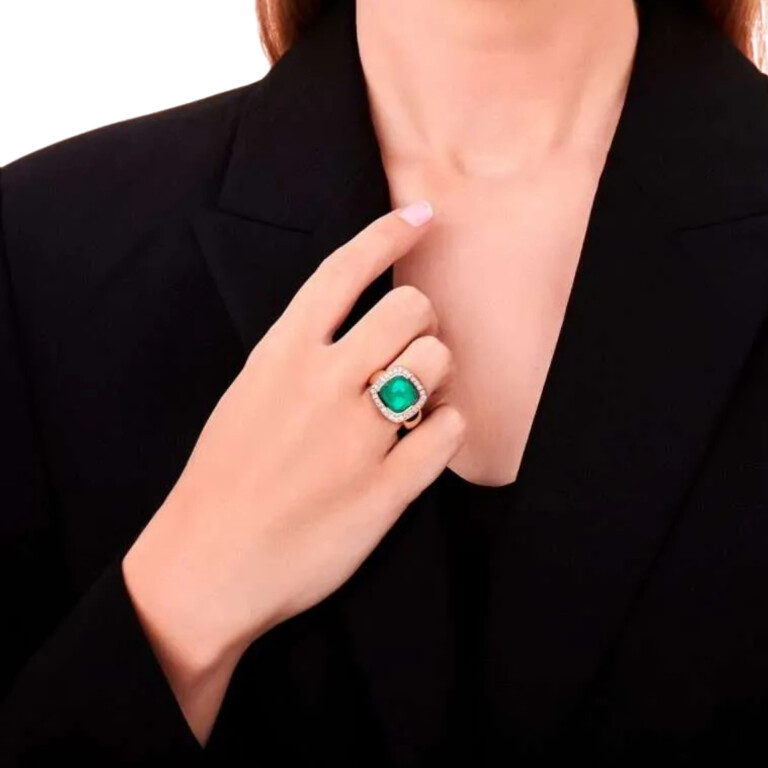 Tirisi Jewelry Milano Tre ring roodgoud met diamant - TR9697EMP - #4 Tirisi Jewelry Milano Tre ring roodgoud met diamant - TR9697EMP - #4