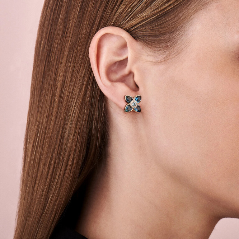 Tirisi Jewelry Fiji oorknoppen roodgoud met diamant - TE7131LBT+BTP - #4 Tirisi Jewelry Fiji oorknoppen roodgoud met diamant - TE7131LBT+BTP - #4