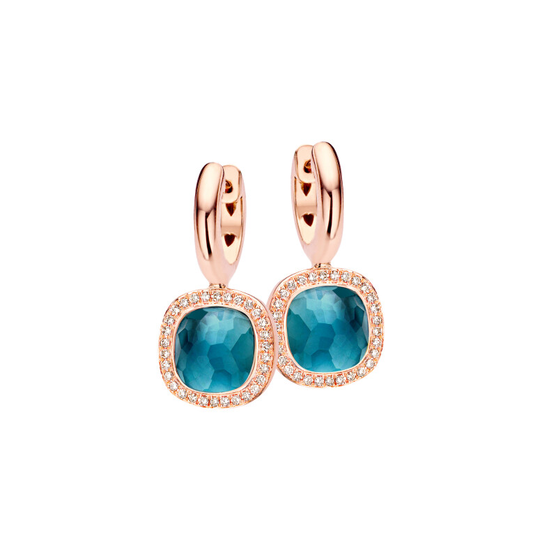 Milano oorhangers - Tirisi Jewelry  - TE9217LBTP Milano oorhangers - Tirisi Jewelry - TE9217LBTP