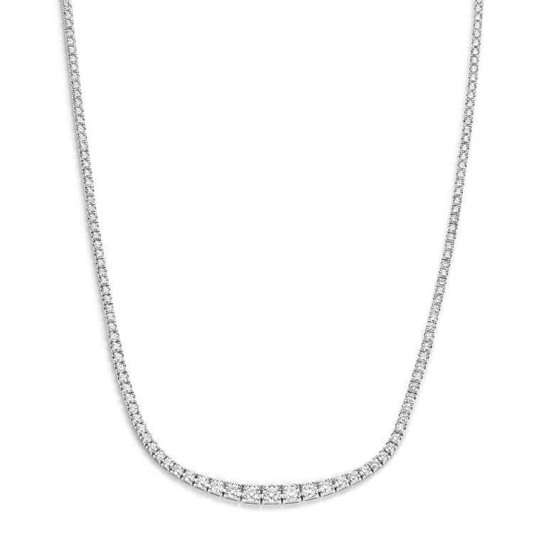 witgoud tennis collier met diamant SC Highlights Diamonds - #2 witgoud tennis collier met diamant SC Highlights Diamonds - #2