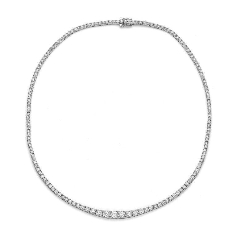 witgoud tennis collier met diamant SC Highlights Diamonds - #4 witgoud tennis collier met diamant SC Highlights Diamonds - #4