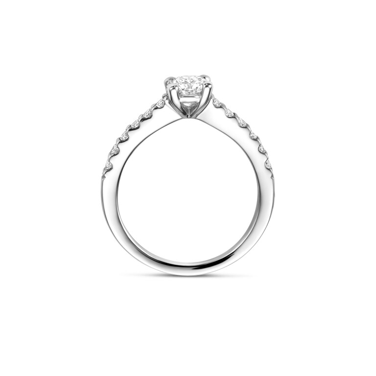 witgoud solitair ring met diamant SC Highlights Diamonds - #4 witgoud solitair ring met diamant SC Highlights Diamonds - #4