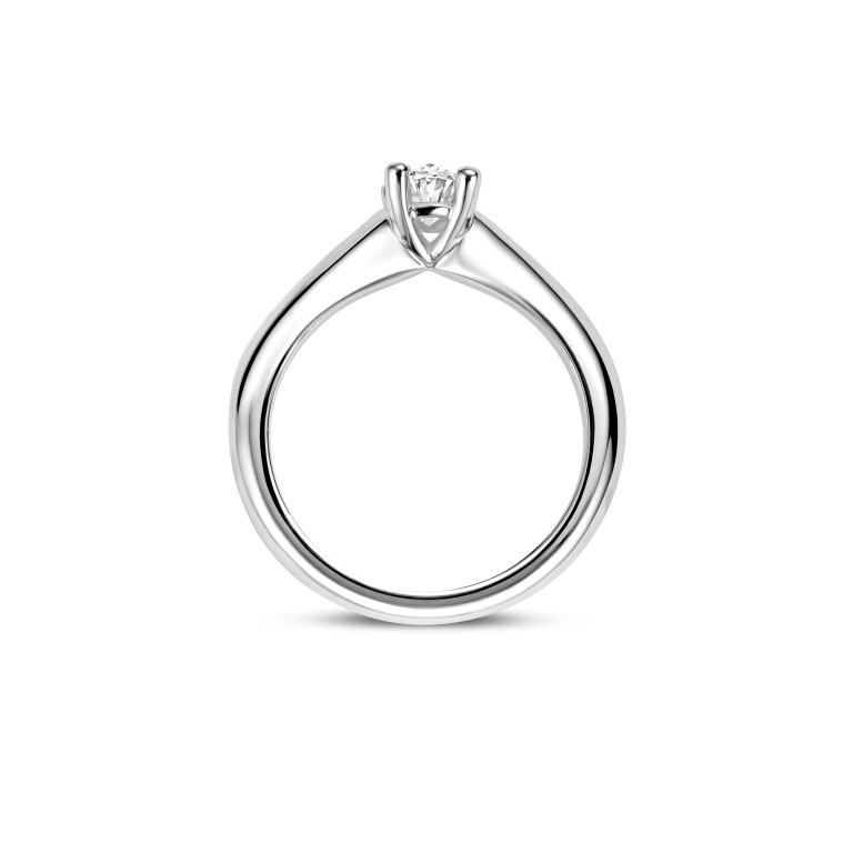 witgoud solitair ring met diamant SC Highlights Diamonds - #4 witgoud solitair ring met diamant SC Highlights Diamonds - #4