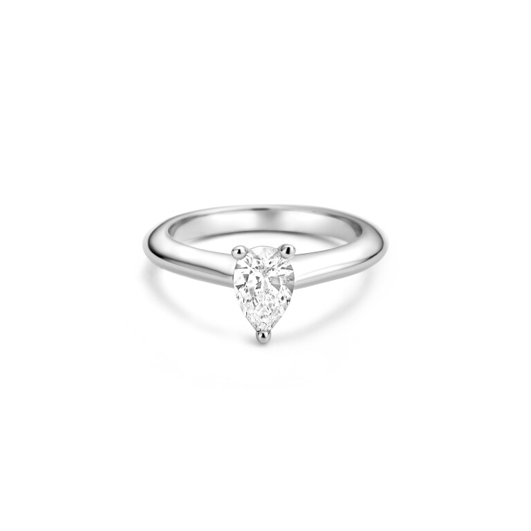 witgoud solitair ring met diamant SC Highlights Diamonds - #5 witgoud solitair ring met diamant SC Highlights Diamonds - #5