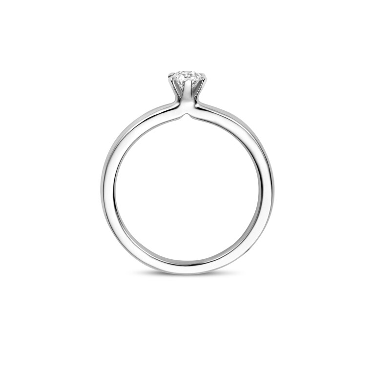 witgoud solitair ring met diamant Schaap en Citroen Diamonds - #3 witgoud solitair ring met diamant Schaap en Citroen Diamonds - #3