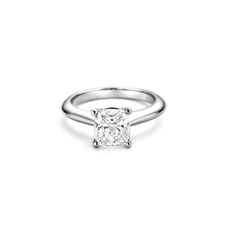 witgoud solitair ring met diamant SC Highlights Diamonds - #4 witgoud solitair ring met diamant SC Highlights Diamonds - #4