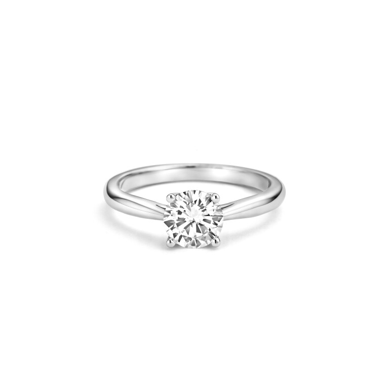 witgoud solitair ring met diamant SC Highlights Diamonds - #5 witgoud solitair ring met diamant SC Highlights Diamonds - #5