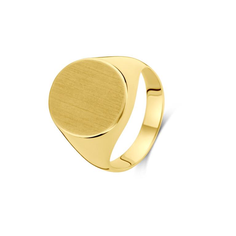 geel/wit goud zegelring Schaap en Citroen Essentials - #2 geel/wit goud zegelring Schaap en Citroen Essentials - #2