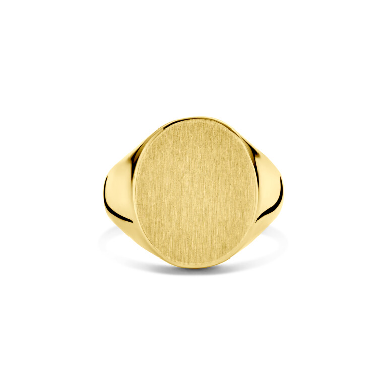 geel/wit goud zegelring Schaap en Citroen Essentials - #5 geel/wit goud zegelring Schaap en Citroen Essentials - #5