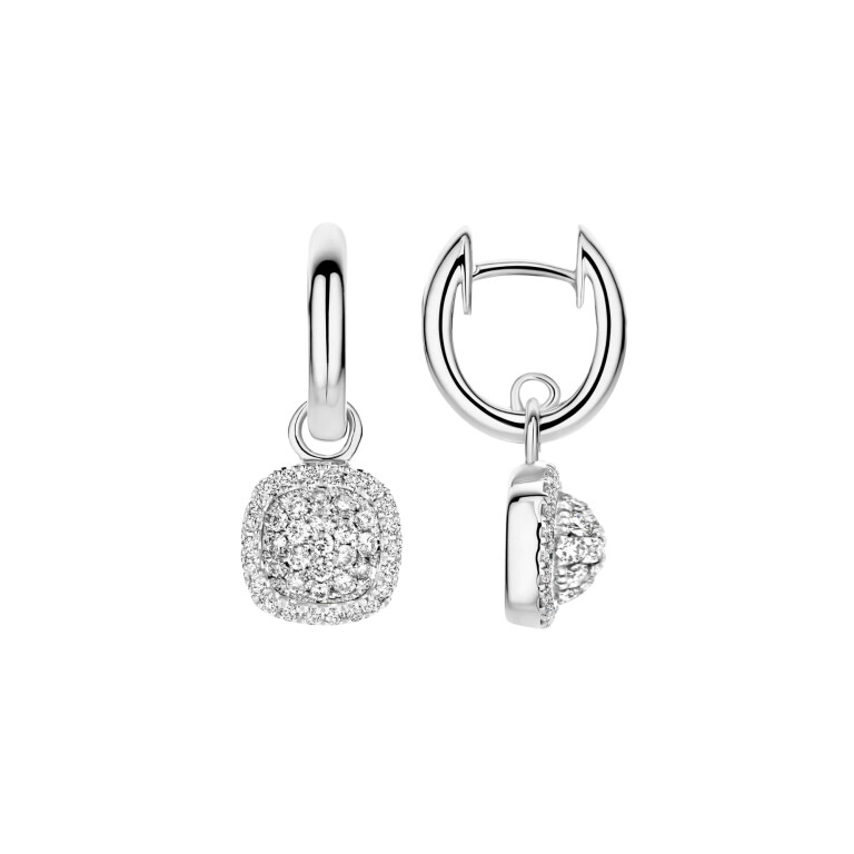 Tirisi Jewelry Milano Sweeties oorhangers witgoud met diamant - TE9324DW - #2 Tirisi Jewelry Milano Sweeties oorhangers witgoud met diamant - TE9324DW - #2