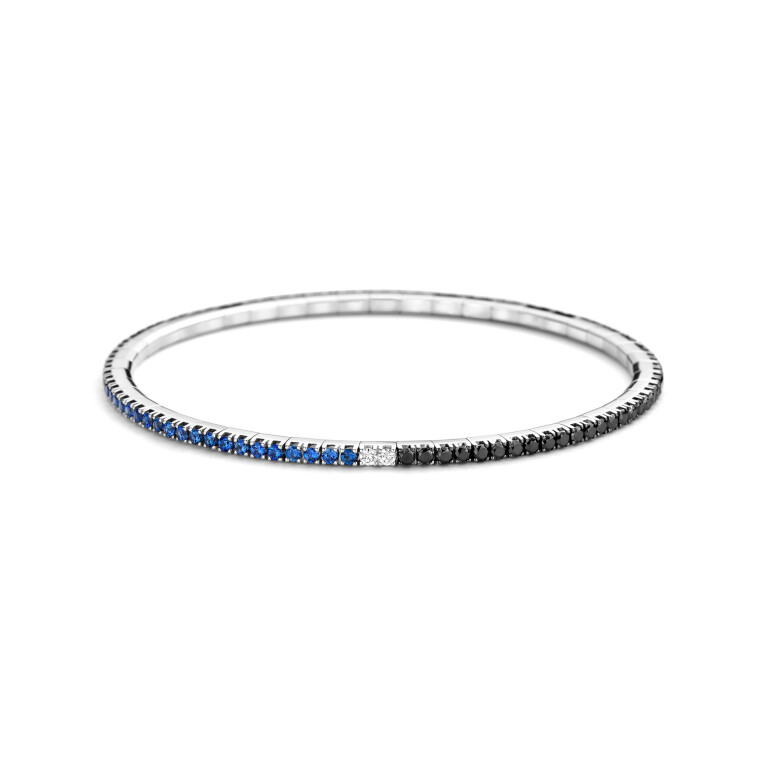 witgoud flexibele armband met diamant SC Highlights Colours - #2 witgoud flexibele armband met diamant SC Highlights Colours - #2