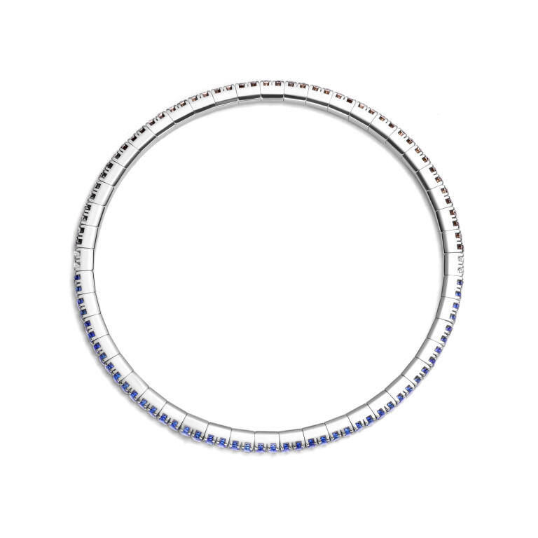 witgoud flexibele armband met diamant SC Highlights Colours - #4 witgoud flexibele armband met diamant SC Highlights Colours - #4