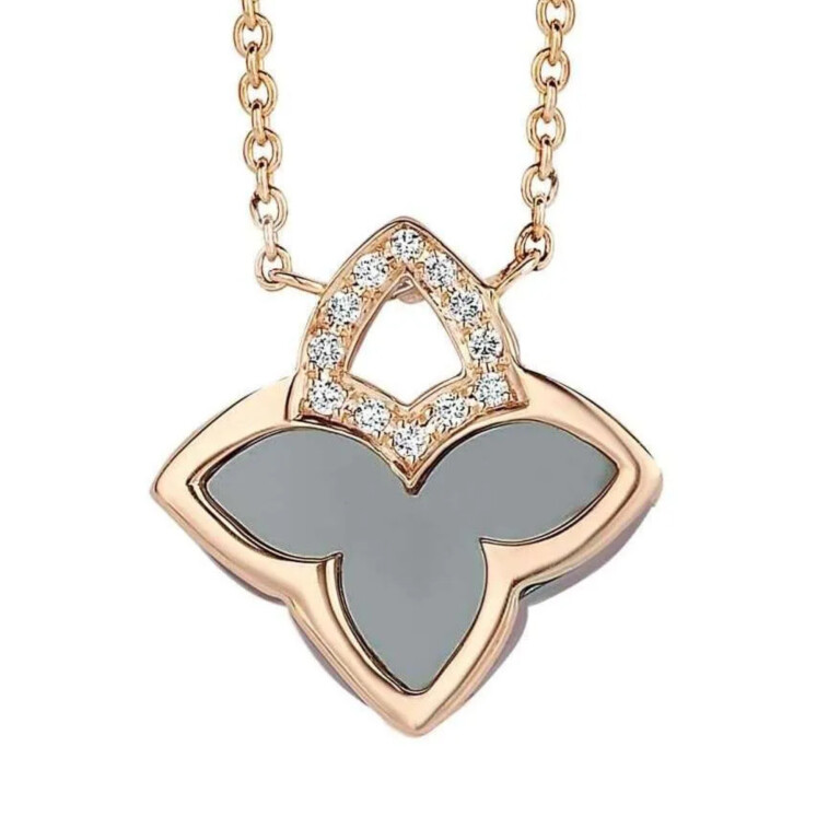 Tirisi Jewelry Seoul Flower Due Colliers roodgoud met diamant - TN2117HMP - #3 Tirisi Jewelry Seoul Flower Due Colliers roodgoud met diamant - TN2117HMP - #3