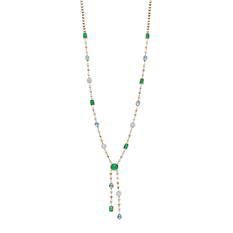 Tirisi Jewelry Venice collier roodgoud met diamant - TN9099EM+LBTP - #2 Tirisi Jewelry Venice collier roodgoud met diamant - TN9099EM+LBTP - #2