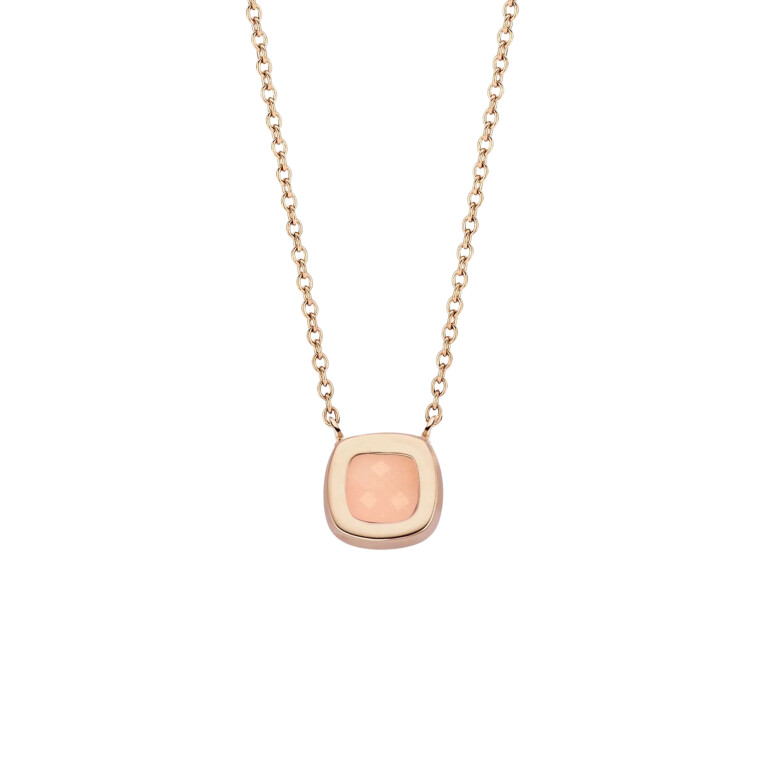 Tirisi Jewelry Milano Sweeties collier met hanger entourage roodgoud met diamant - TP9152GUQP - #4 Tirisi Jewelry Milano Sweeties collier met hanger entourage roodgoud met diamant - TP9152GUQP - #4