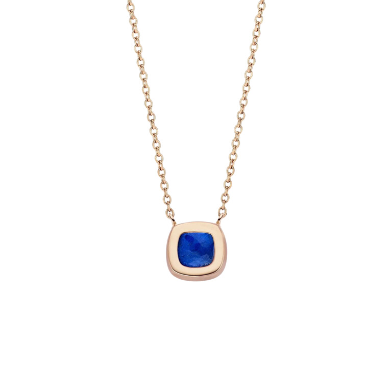 Tirisi Jewelry Milano Sweeties collier met hanger entourage roodgoud met diamant - TP9152LSP - #4 Tirisi Jewelry Milano Sweeties collier met hanger entourage roodgoud met diamant - TP9152LSP - #4