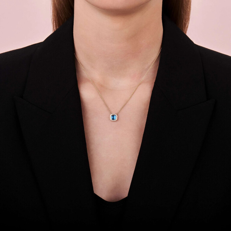 Tirisi Jewelry Milano Sweeties Colliers roodgoud met diamant - TP9152TQP - #6 Tirisi Jewelry Milano Sweeties Colliers roodgoud met diamant - TP9152TQP - #6