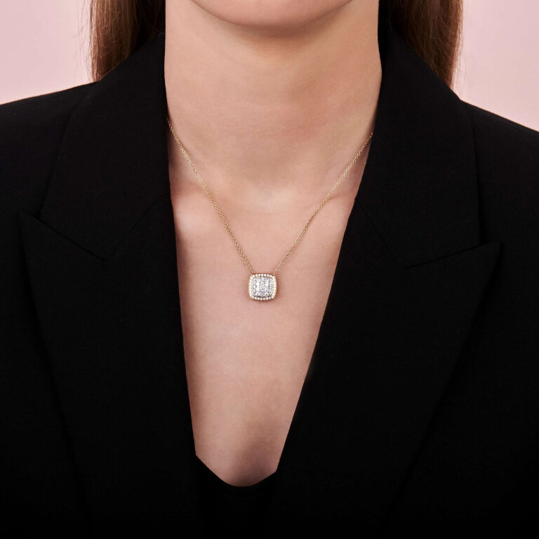 Tirisi Jewelry Milano Exclusive collier met hanger witgoud met diamant - TP9177DW - #5 Tirisi Jewelry Milano Exclusive collier met hanger witgoud met diamant - TP9177DW - #5