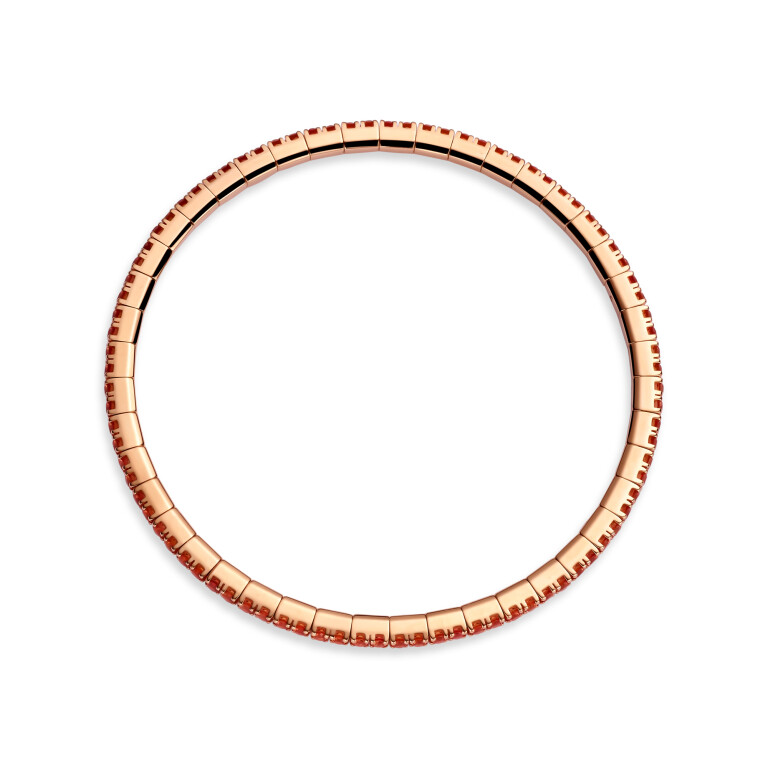 roodgoud flexibele armband met Saffier Schaap en Citroen Colours - #5 roodgoud flexibele armband met Saffier Schaap en Citroen Colours - #5