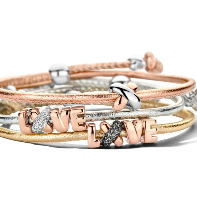 Tirisi Moda Kisses armband roodgoud - TM2130RZ(2P) - #4 Tirisi Moda Kisses armband roodgoud - TM2130RZ(2P) - #4