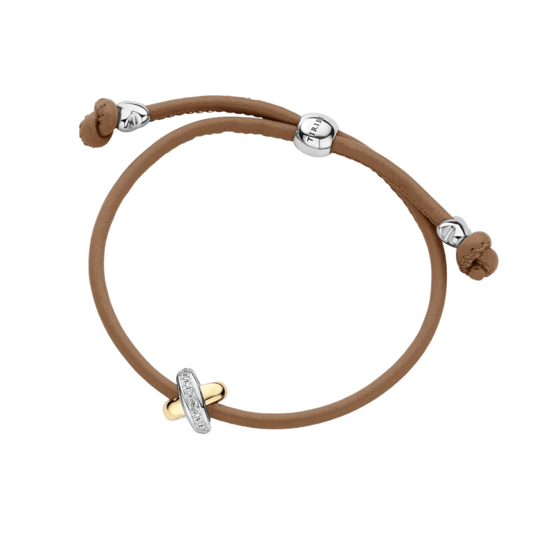 Tirisi Moda Kisses armband geelgoud met diamant - TM2133NB(2T) - #3 Tirisi Moda Kisses armband geelgoud met diamant - TM2133NB(2T) - #3