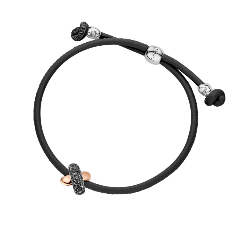 Tirisi Moda Kisses armband roodgoud met Markasiet - TM2135BL(2P) - #5 Tirisi Moda Kisses armband roodgoud met Markasiet - TM2135BL(2P) - #5