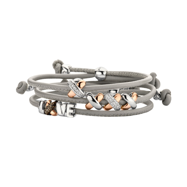 Tirisi Moda Love armband roodgoud - TM2212BG(2P) - #2 Tirisi Moda Love armband roodgoud - TM2212BG(2P) - #2