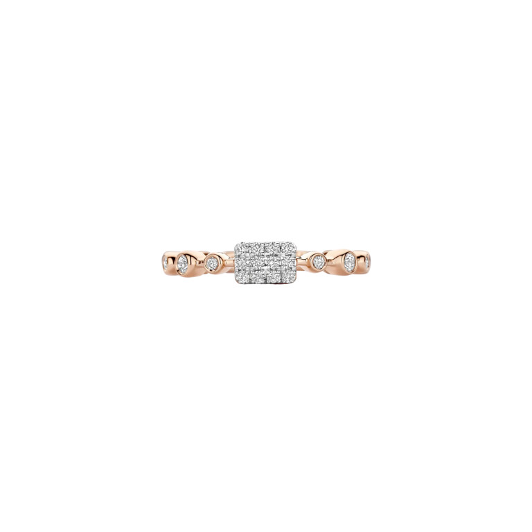 Tirisi Jewelry Venice Exclusive ring roodgoud met diamant - TR9805D(2P) - #2 Tirisi Jewelry Venice Exclusive ring roodgoud met diamant - TR9805D(2P) - #2