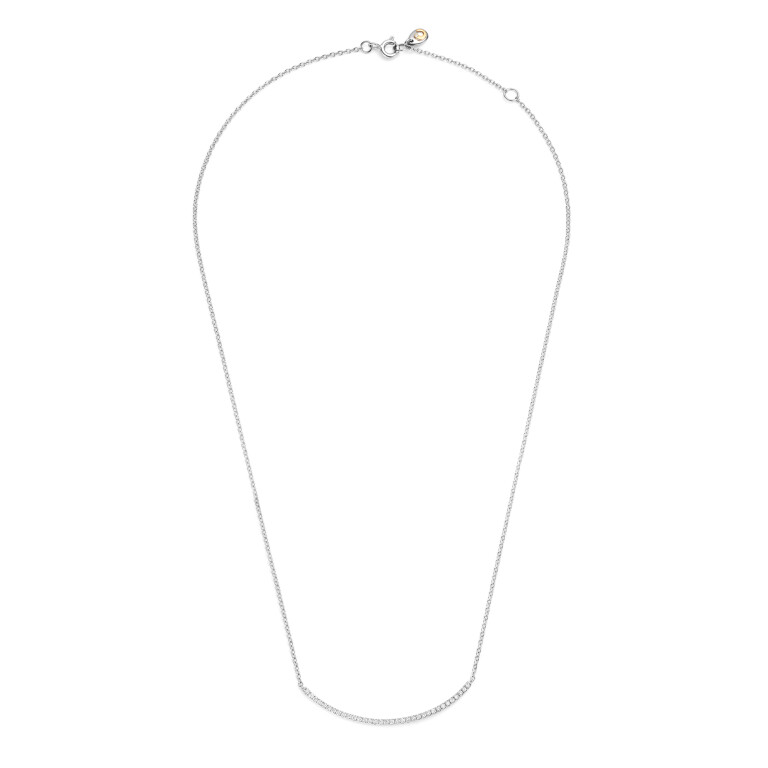 witgoud collier met diamant Schaap en Citroen Diamonds - #4 witgoud collier met diamant Schaap en Citroen Diamonds - #4