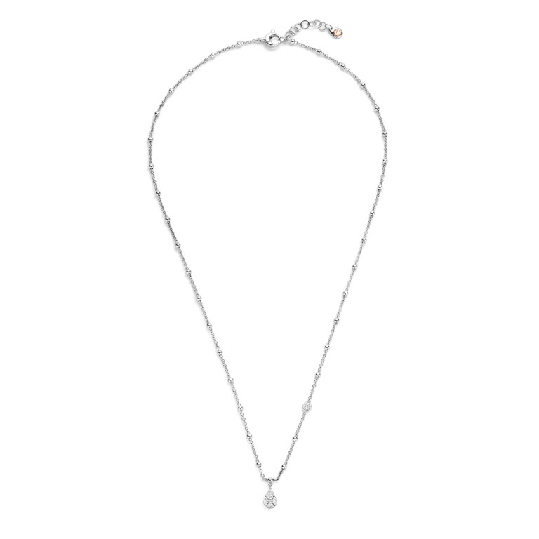 witgoud collier met hanger met diamant Schaap en Citroen Diamonds - #4 witgoud collier met hanger met diamant Schaap en Citroen Diamonds - #4