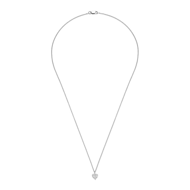 witgoud collier met hanger met diamant Schaap en Citroen Diamonds - #4 witgoud collier met hanger met diamant Schaap en Citroen Diamonds - #4