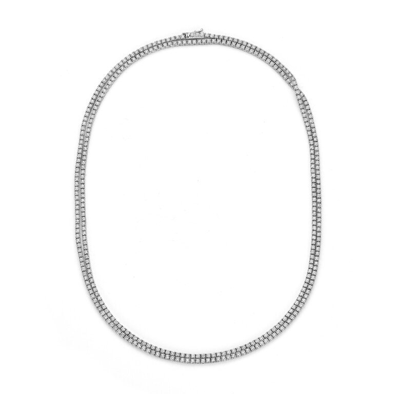 witgoud collier met diamant SC Highlights Diamonds - #5 witgoud collier met diamant SC Highlights Diamonds - #5