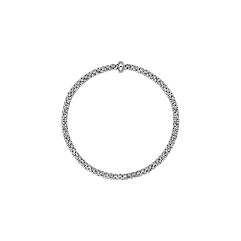 Fope Prima flexibele armband witgoud met diamant - 01M08BX_BB_B_XBX_00L - #2 Fope Prima flexibele armband witgoud met diamant - 01M08BX_BB_B_XBX_00L - #2