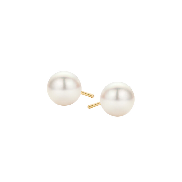 Pearls oorknoppen - Schaap en Citroen   Pearls oorknoppen - Schaap en Citroen