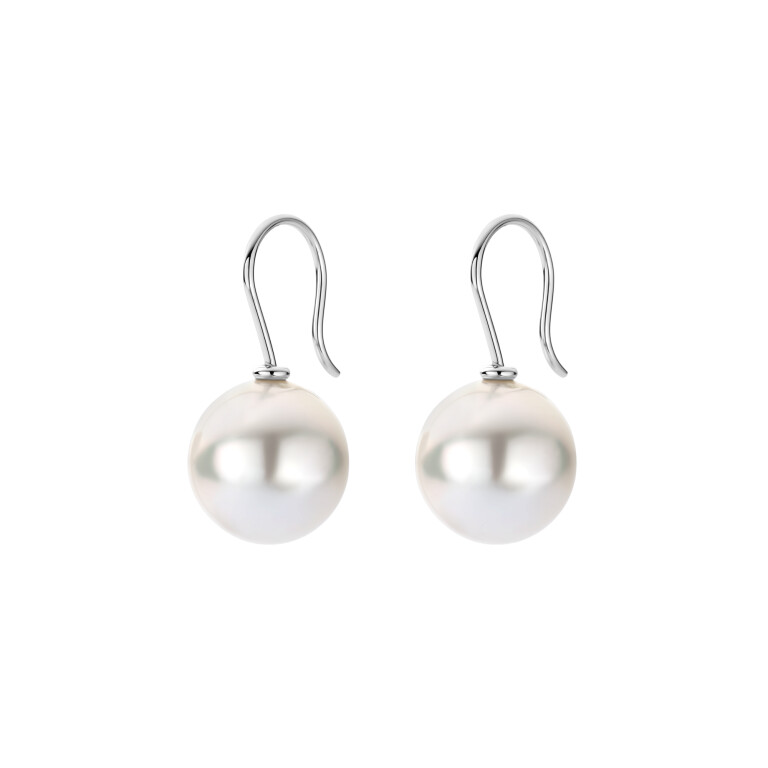 witgoud parel oorhangers Schaap en Citroen Pearls - #2 witgoud parel oorhangers Schaap en Citroen Pearls - #2